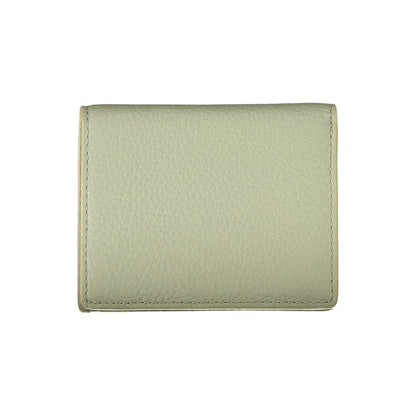 Beige Leather Women Handbag