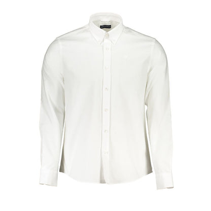 White Cotton Men's Shirt