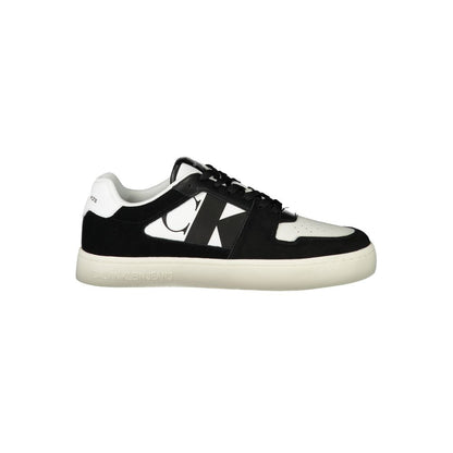 White Polyester Men's Sneaker