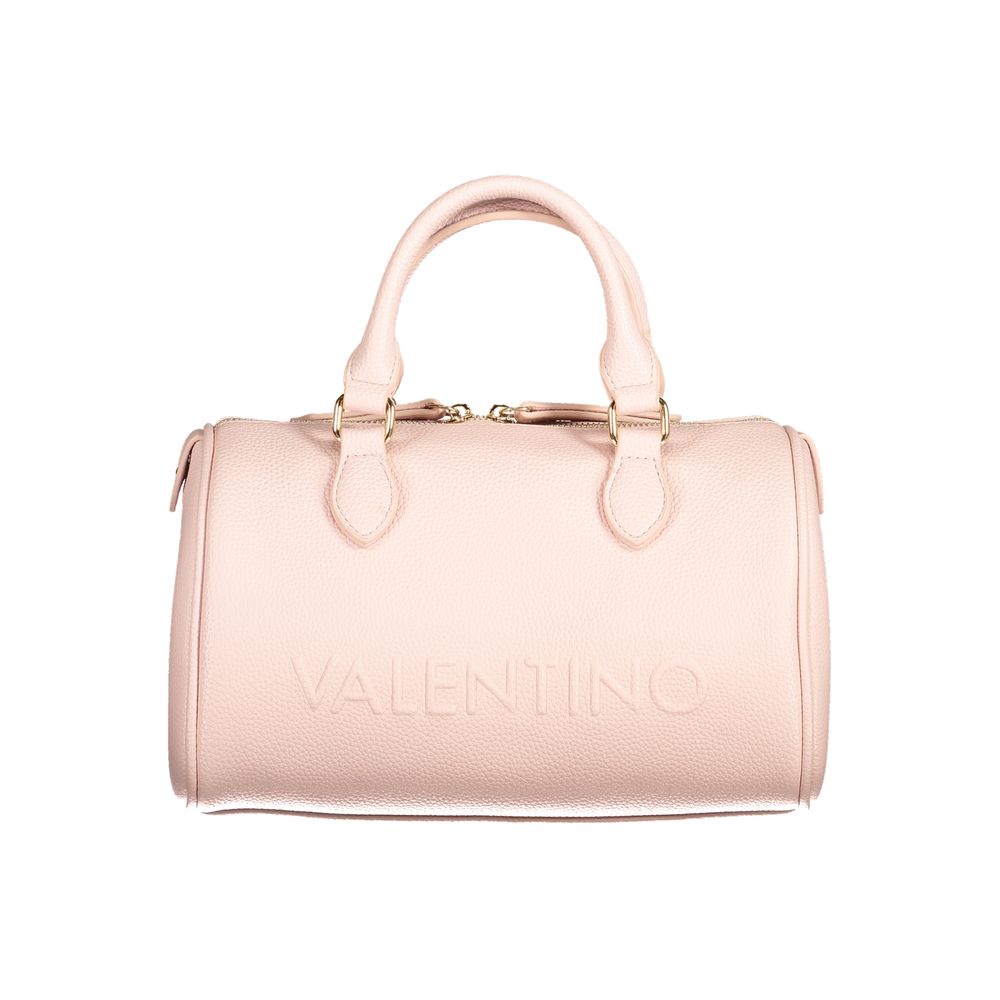 Pink Polyethylene Women Handbag