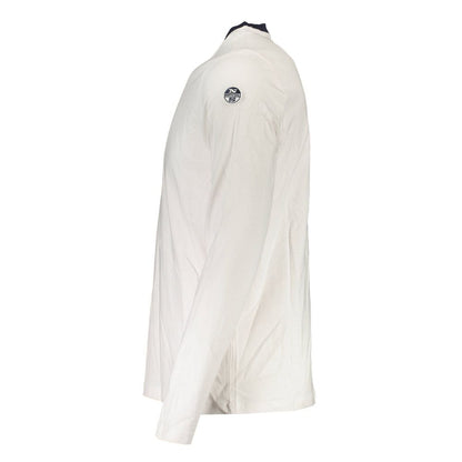 White Cotton Men T-Shirt