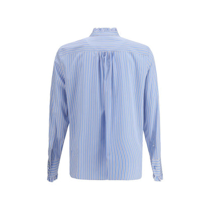 Light Blue Cotton Pattern Shirt