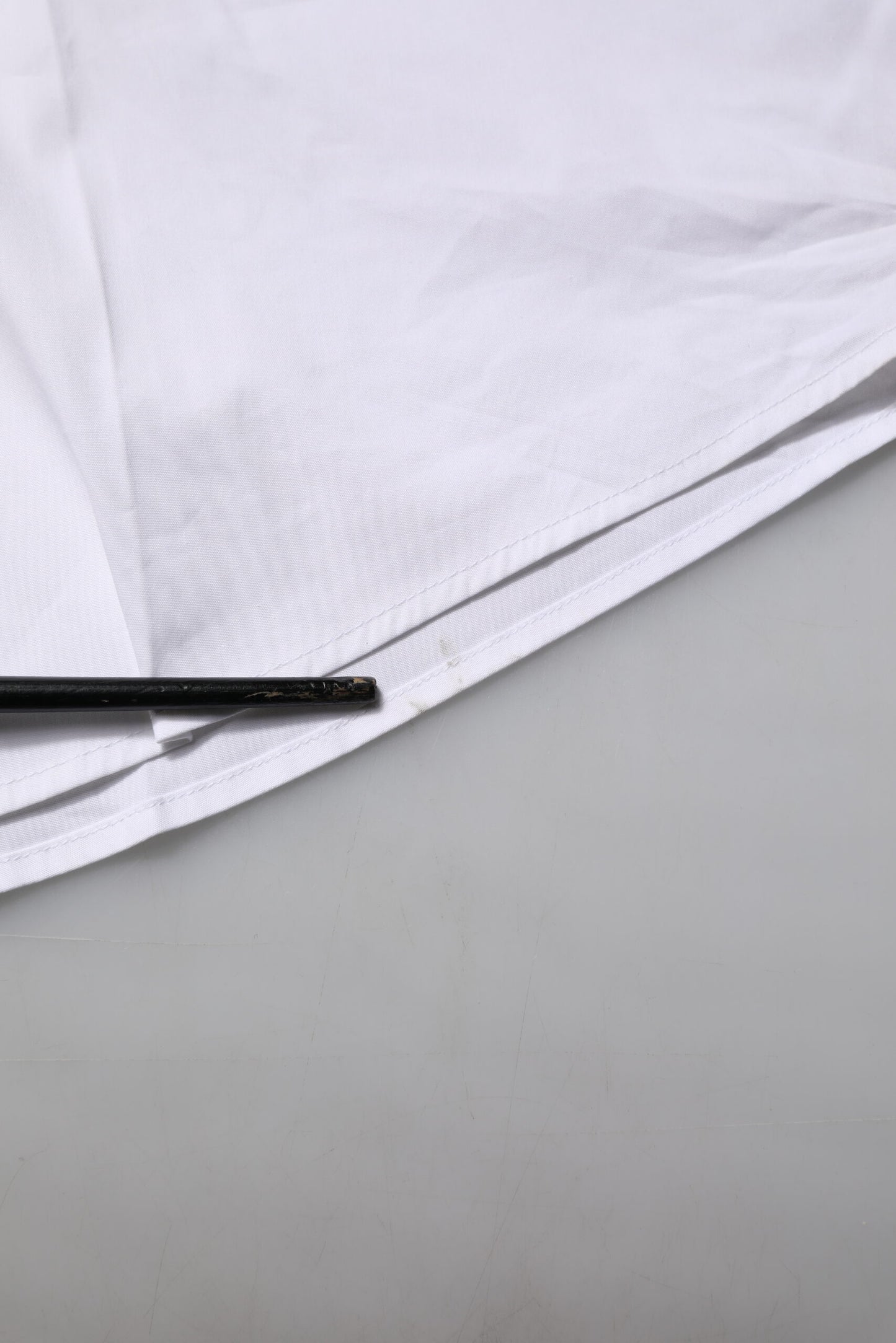 White Cotton GOLD Long Sleeves Formal Shirt