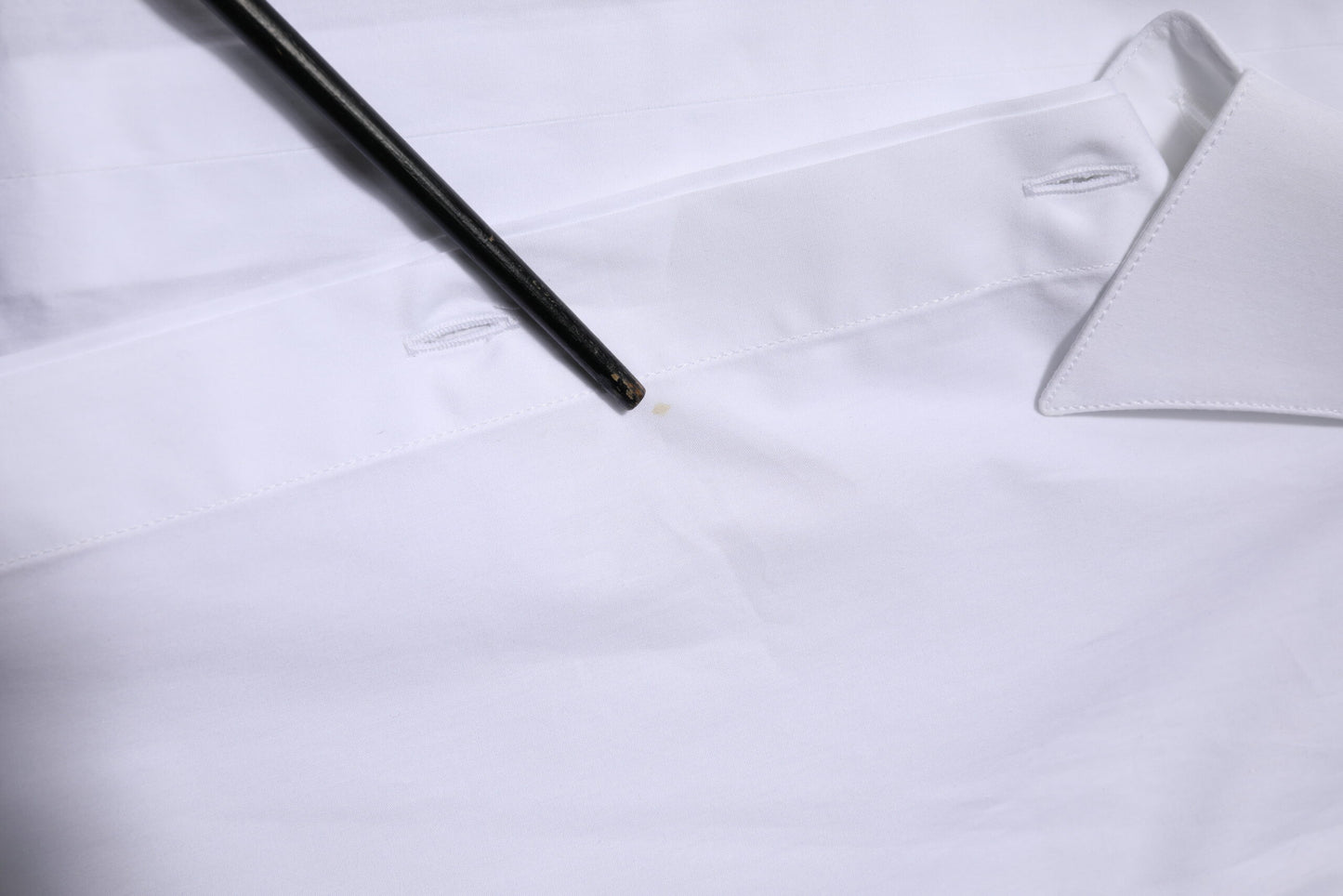 White Cotton GOLD Long Sleeves Formal Shirt