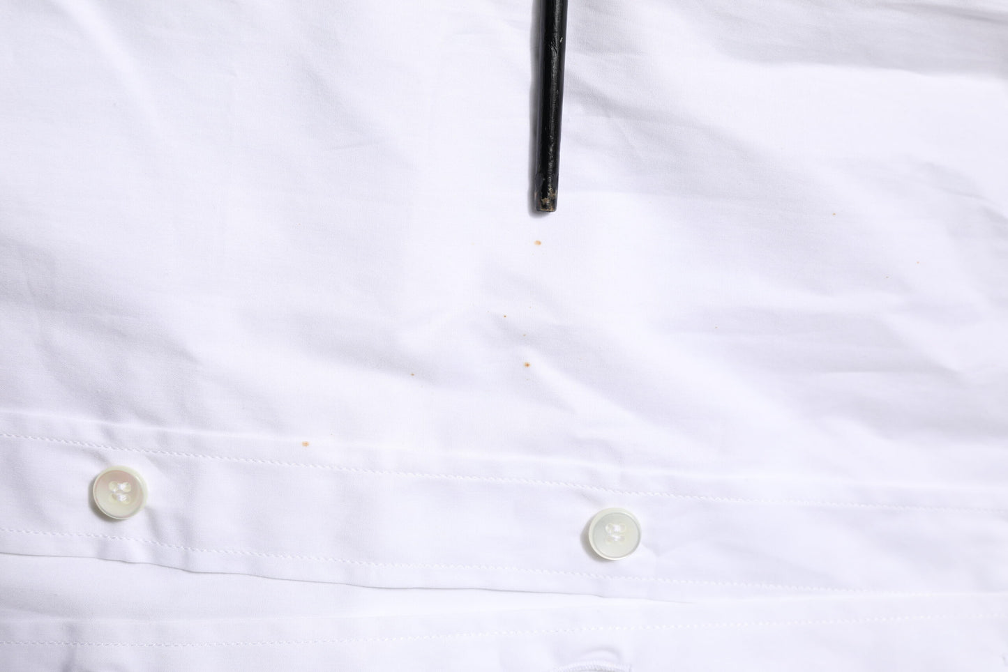 White Cotton GOLD Long Sleeves Formal Shirt