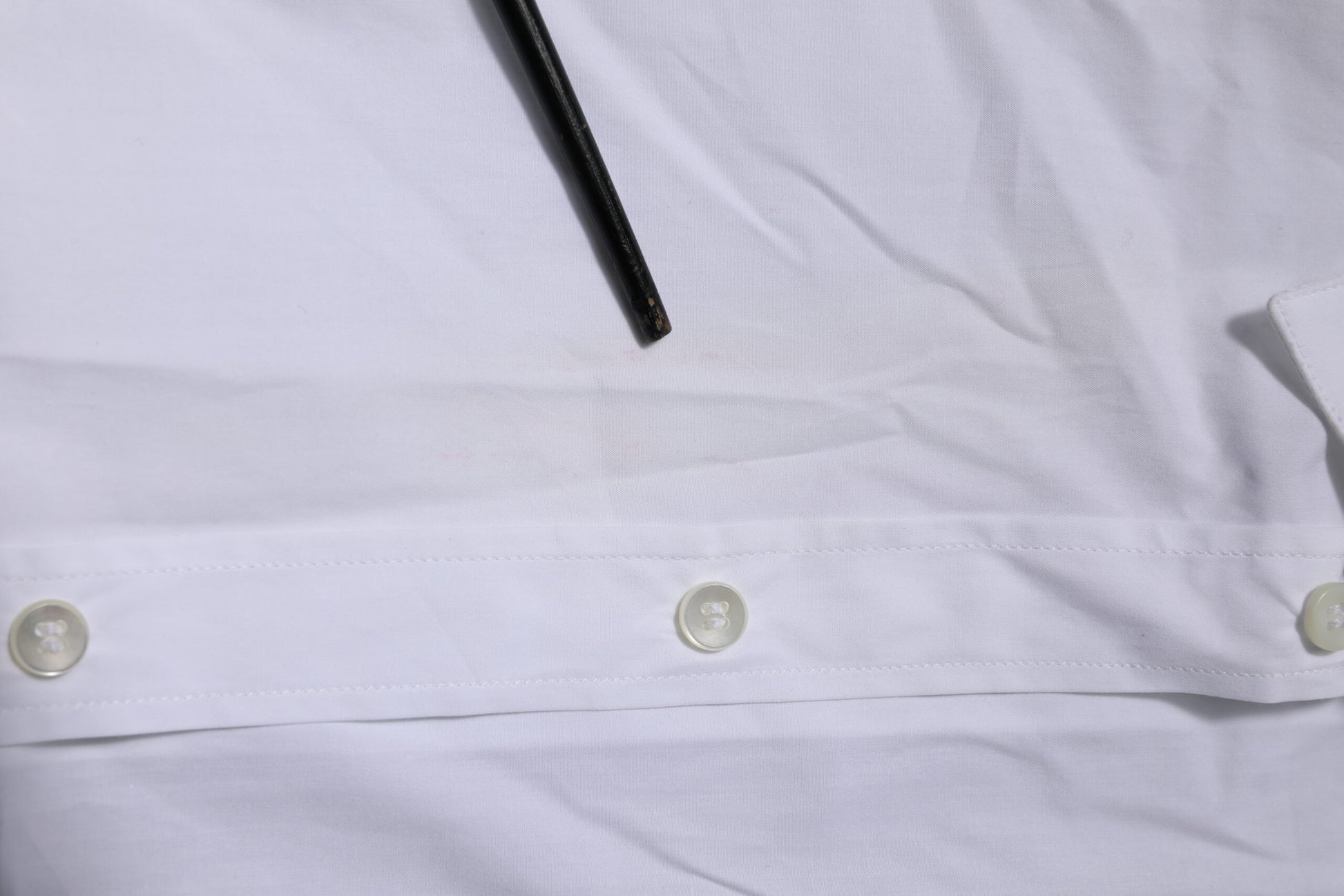 White Cotton GOLD Long Sleeves Formal Shirt