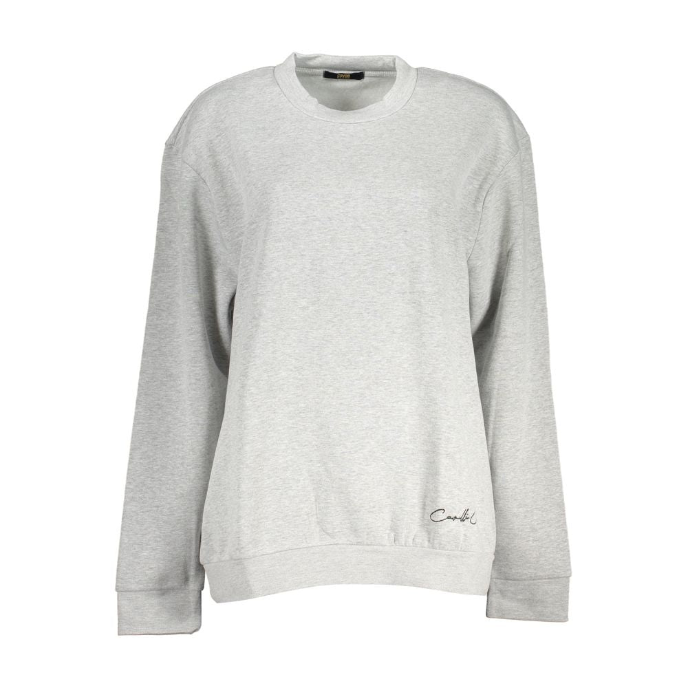 Gray Cotton Women Sweater