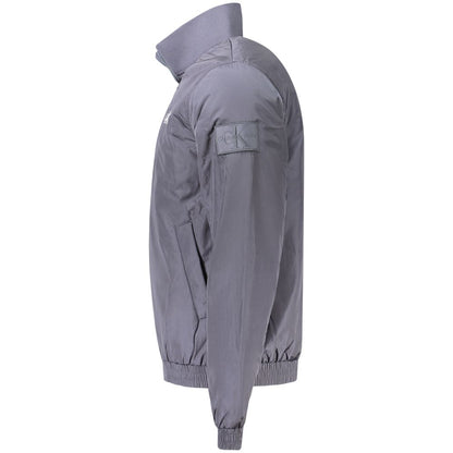 Blue Polyamide Men's Jacket