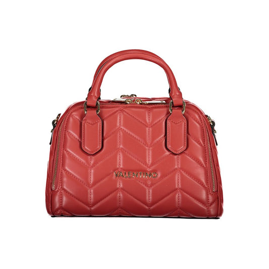 Red Polyethylene Women Handbag