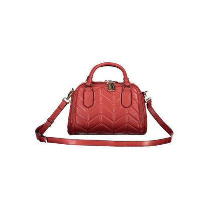 Red Polyethylene Women Handbag