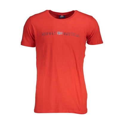 Red Cotton Men T-Shirt