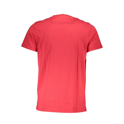 Red Cotton Men T-Shirt