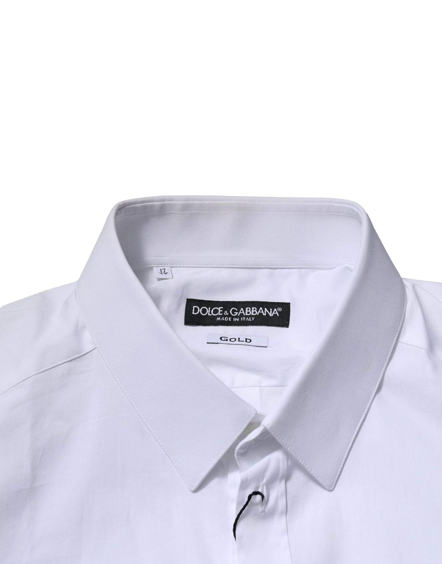 White GOLD Long Sleeves Dress Formal Shirt