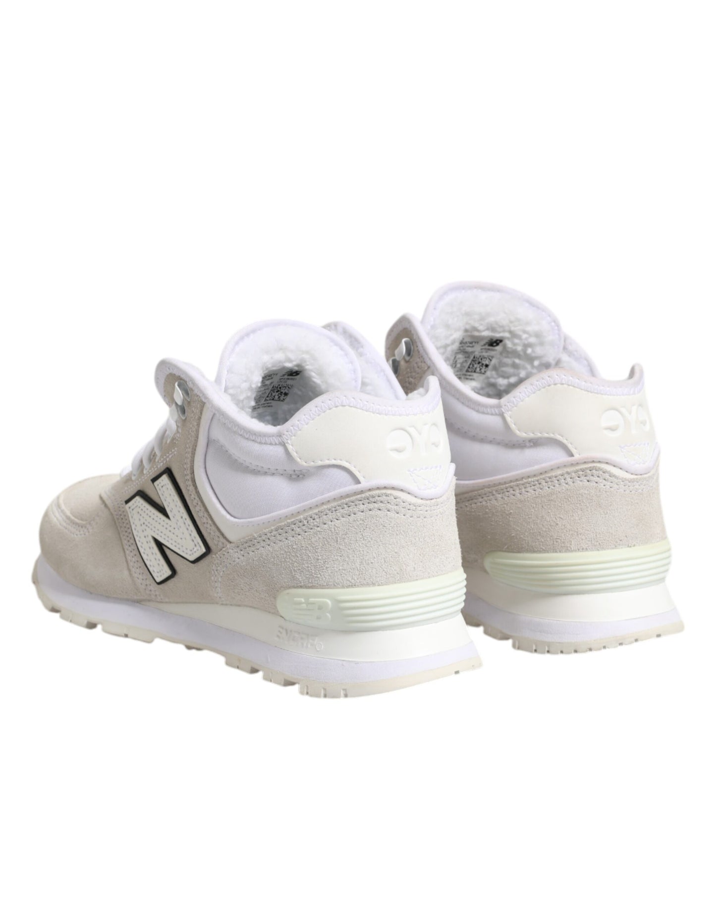 Off White Suede Sneakers Shoes