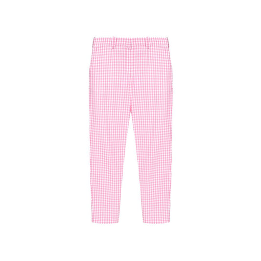 Pink Cotton Women Pants
