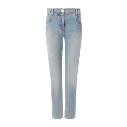 Blue Cotton Women's Jeans