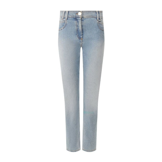 Blue Cotton Women's Jeans