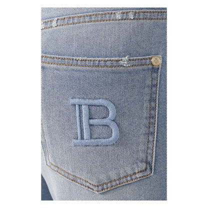 Blue Cotton Women's Jeans