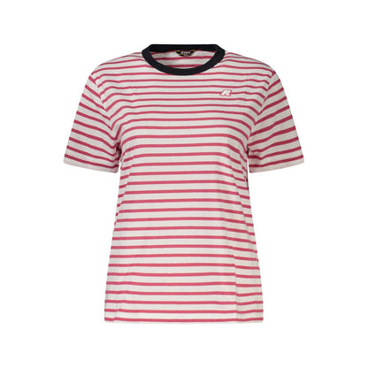 Pink Cotton Women T-Shirt