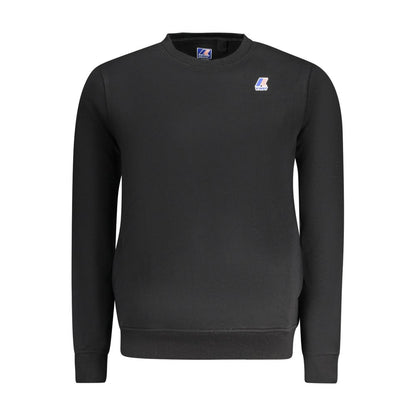 Black Cotton Men Sweater