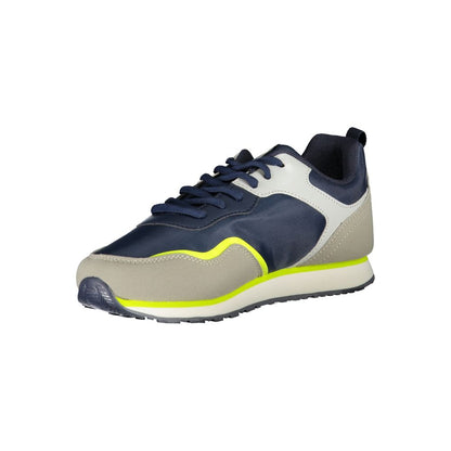 Blue Polyester Women Sneaker