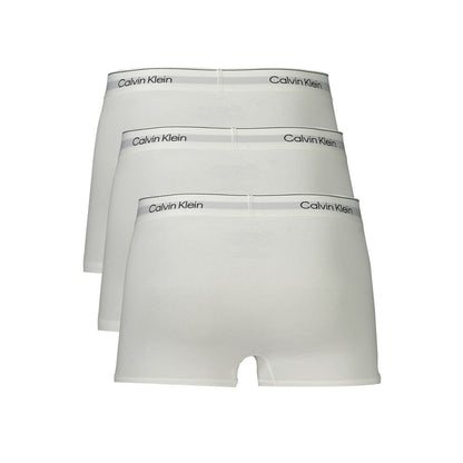 White Cotton Men's Boxer