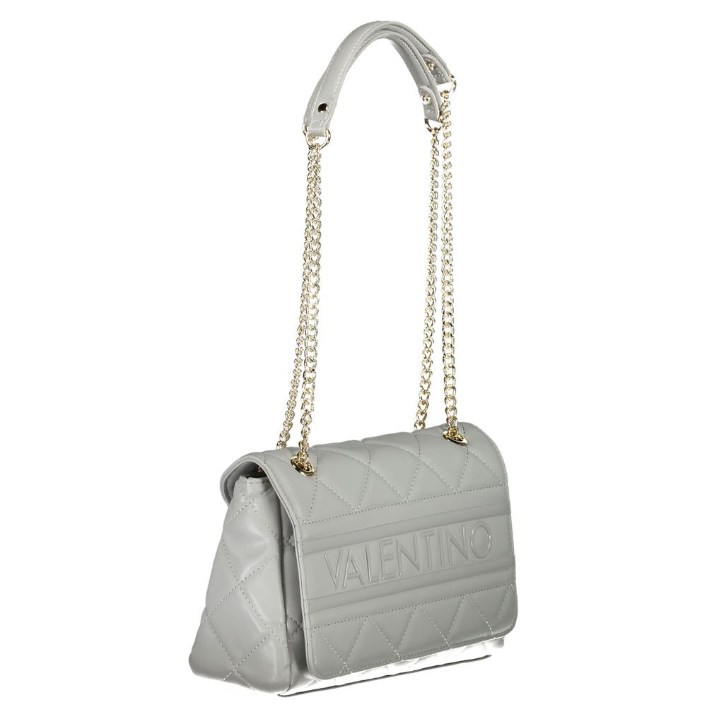 Gray Polyethylene Women Handbag