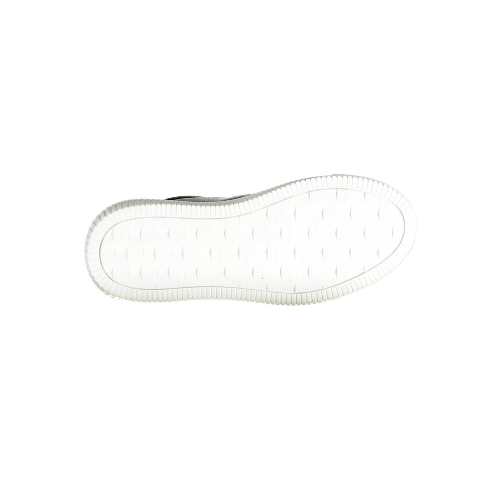 Black Leather Women Sneaker