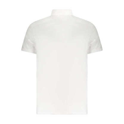 White Cotton Men Polo