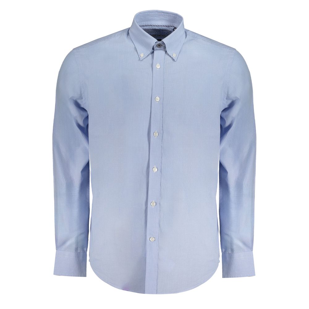 Light Blue Cotton Men Shirt
