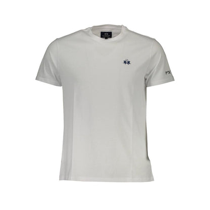 White Cotton Men's T-Shirt
