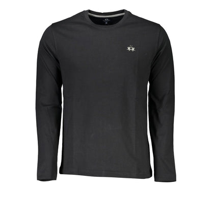 Black Cotton Men's T-Shirt