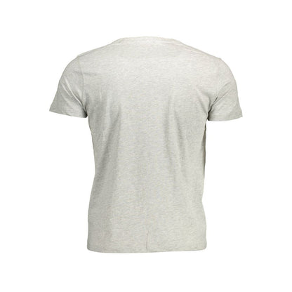 Gray Cotton Men's T-Shirt