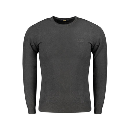 Nero Viscosa Uomo Maglia