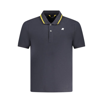 Blue Cotton Polo Shirt