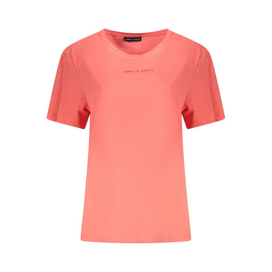 Pink Cotton Women T-Shirt