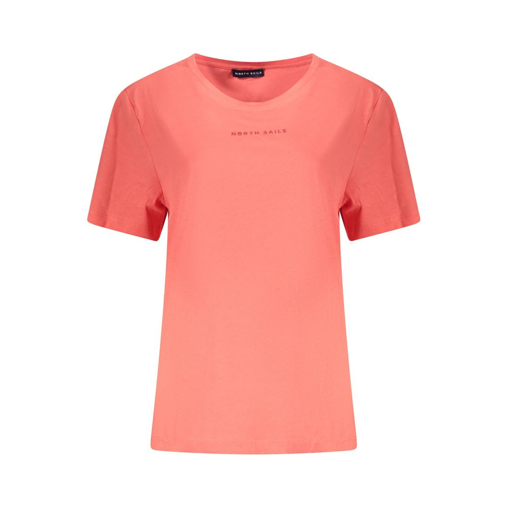 Pink Cotton Women T-Shirt