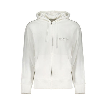 White Cotton Men's Sweatshirt