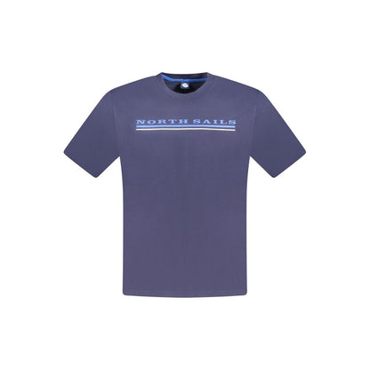 Blue Cotton Mens T-Shirt
