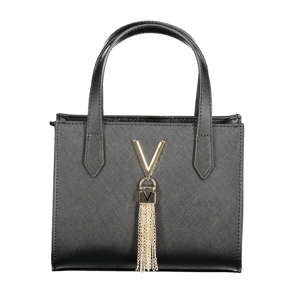 "Nero Polyurethane Women Handbag"