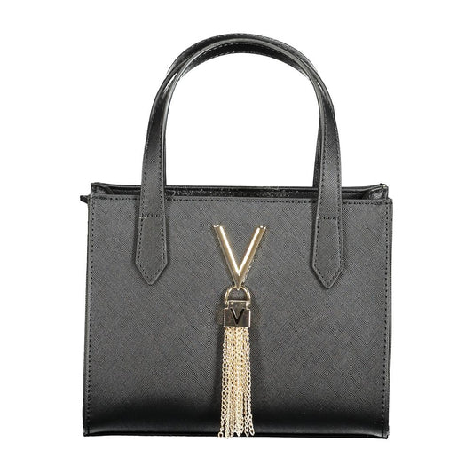 "Nero Polyurethane Women Handbag"