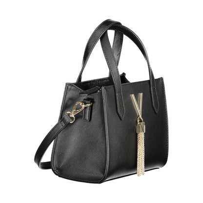 "Nero Polyurethane Women Handbag"