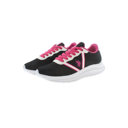 Nero Polyester Womens Sneaker