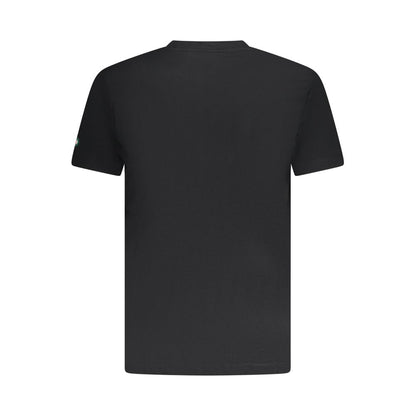 Black Cotton Men's T-Shirt