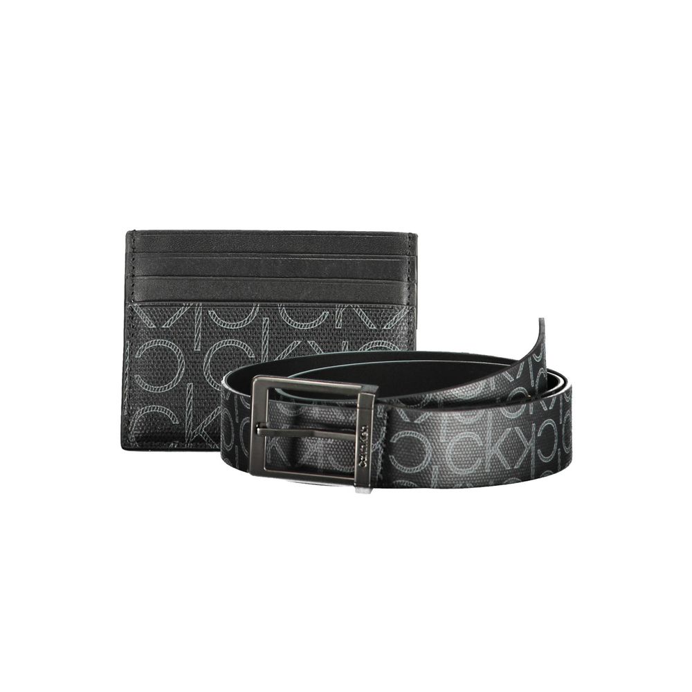 Nero Poliuretano Men Wallet