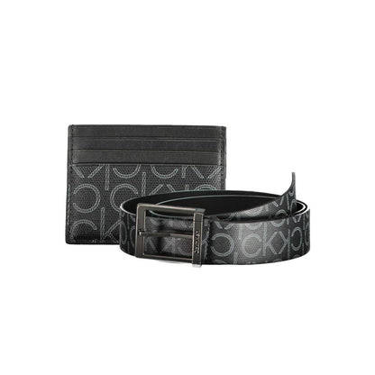 Nero Poliuretano Men Wallet