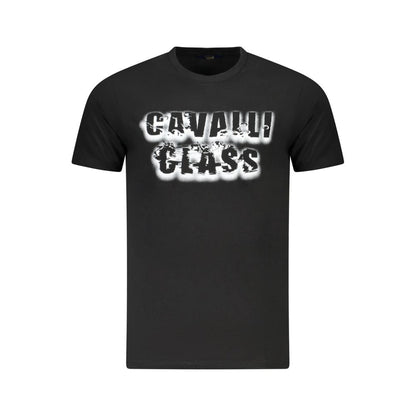 Black Cotton Mens T-Shirt