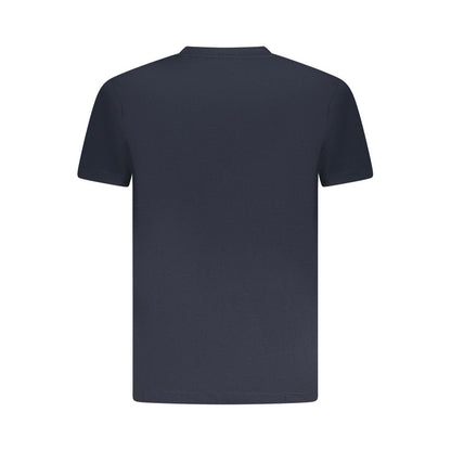 Blu Cotton Men T-Shirt