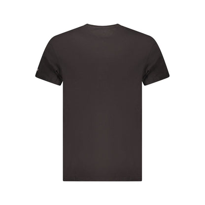 Black Cotton Men's T-Shirt