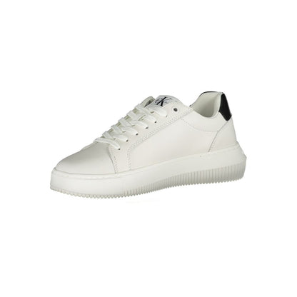 White Leather Women Sneaker